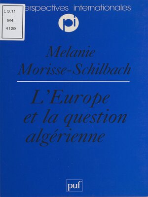 cover image of L'Europe et la question algérienne